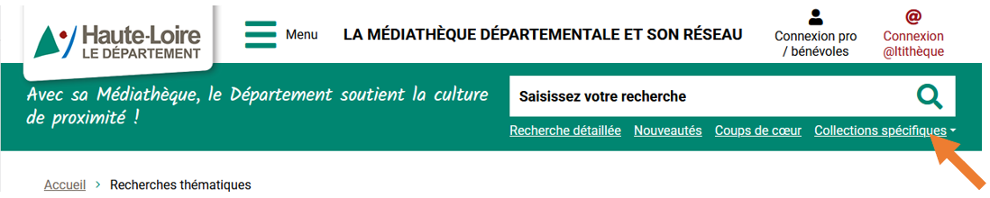 collections specifiques